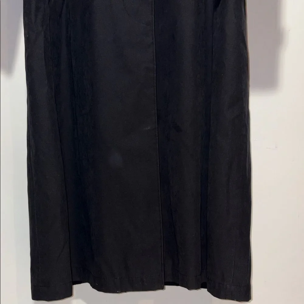 London Fog Black Trench Coat